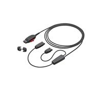 Cable HP Poly Y con auriculares digitales de bloqueo QD 2,13 m
