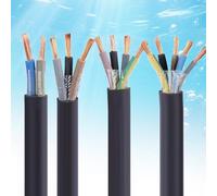 Cable Impermeable 2/3/4/5 Conductores 16 AWG Para Bomba Sumergible 100 Ft (≈32 M), 750 V, Cubierta Goma, Conductores De Cobre Sin Oxígeno, Para Inmersión Prolongada Hogar E Industria(32ft,2C-10AWG)