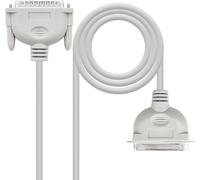 Cable impresora cn36m a d-sub25 macho 1,8m centronic 10.13.0102