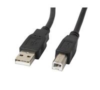 Cable Impresora Lanberg Usb A - Usb B Macho / Macho Ferrita Negro 3 M