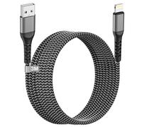 Cable Lightning [Certificado MFi] 3M para iPhone 14 Pro Max/13/12 Mini/11/XS/SE/8/7, iPad - Cargador rápido de nailon USB con cable Apple