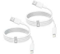Cable iPhone Carga Rapida 1M 2Pack, Cable Cargador iPhone 1M [Certificado Apple MFi] Cabo Cable USB Lightning iPhone Carga Rapida para Apple iPhone 14 13 12 11 Pro Max Plus XR 8 7 6 5 SE/Air