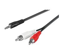 Cable jack 3,5 stereo macho a 2rca macho 10 metros cable-458/10