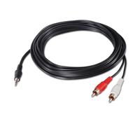 Cable Jack 3.5mm Macho - 2 RCA Macho (5 mts) - Nanocable