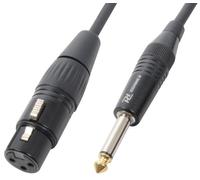 Cable Jack 6.3mm Mono + Canon Hembra (6 mts) - POWER DYNAMICS CONNEX