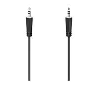Cable jack Hama AUX 3,5mm chapado en oro Slim 1,5m 00205118 con embalaje...