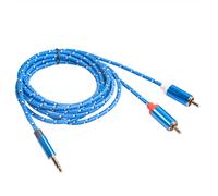 Cable Jack Macho de 3,5 mm a 2 Auriculares Auxiliares de Audio Spl