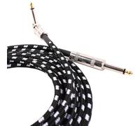 Cable jack para guitarra eléctrica y bajo, Cable de guitarra eléctrica multicolor de varios tamaños(Black,1M)