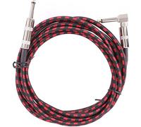 Cable jack para guitarra eléctrica y bajo, Cable de guitarra eléctrica multicolor de varios tamaños(Red,0.5M)