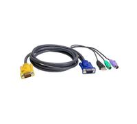 Cable KVM ATEN 1,8 m PS/2-USB SPHD 3 en 1 Negro