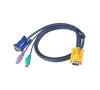 Cable KVM ATEN 3 m SPHD 3 en 1 PS/2 VGA Negro HDB-15 2xPS/2 Macho-Macho