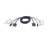Cable KVM ATEN DVI-D USB Dual Link de 1,8 m Negro