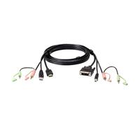 Cable KVM ATEN HDMI a DVI-D USB con audio 1,8 m Negro