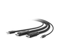 Cable KVM Belkin F1D9020B06T 1,8 m DisplayPort USB Macho