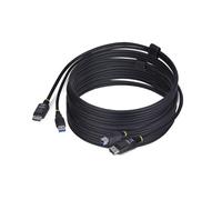 Cable KVM DisplayPort StarTech.com 3,1m USB 5Gbps 4K60Hz HDR10 Compatible Universal