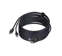 Cable KVM DisplayPort StarTech.com 3,1m USB 5Gbps 4K60Hz HDR10 Universal