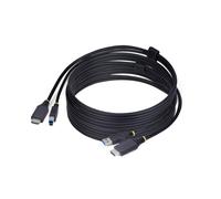 Cable KVM HDMI y USB 3.0 StarTech.com 3,1m 4K 60Hz 5Gbps HDR10 Negro