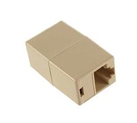 Cable LAN Ethernet de red F/F a enchufe RJ45 acoplador recto modular en línea extensión extensión adaptador para LAN, cámara CCTV, computadora, PC, diestro y profesional
