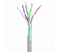 Cable LAN Gembird Cat5e 305m FTP blindado gris conductor sólido