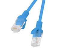 CABLE RED LANBERG LATIGUILLO CAT.6 UTP 1.5M AZUL FLUKE PASSED