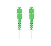 Cable - Lanberg - Mono SC/APC-SC/APC - 2,5m - Simplex - G657A2 - LSZH Blanco