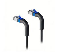 Cable Lanview LV-6AFTP-FLEX-ANG-05B-S Cat6A FTP flexible 0,5 m negro