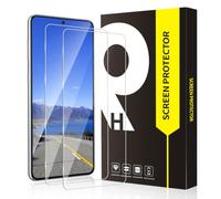 Cable Leader 2 protectores de pantalla para Samsung Galaxy S21 FE 5G, dureza 9H, antiarañazos, alto transparente, protector de pantalla para Samsung S21 FE, 2.5D Edge, corte preciso, sin astillas
