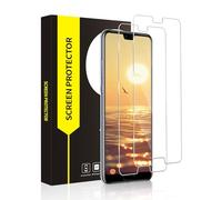 Cable Leader 2 unidades para cristal blindado Huawei P20 Pro, protector de pantalla 2.5D, borde redondo 2.5D, dureza 9H, libre de arañazos, ultratransparente, alta resolución, 0 polvo y burbujas P20