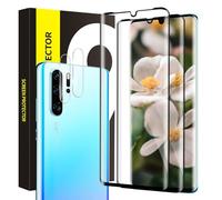 Cable Leader de cristal templado para Huawei P30 Pro cristal protector, 0,33 mm, dureza 9H, antiarañazos, cubierta 3D, sensibilidad de burbujas libres, (2+2) Ultra Slim Huawei P30 Pro Protector de