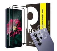 Cable Leader de vidrio templado para Samsung Galaxy S26 Ultra 5G, | 2+2 Dureza 9h Cristal Protección+Cámara Vidrio, Burbuja Free, Táctil Sensible 0,33mm HD Clara S26 Ultra Protección Pantalla