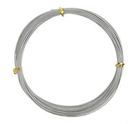 Cable líder de pesca de acero inoxidable de 7 x 7 hebras, línea de agua salada a prueba de mordeduras con revestimiento marrón de precisión para lucio y peces de mar, carrete de cable de metal de 5