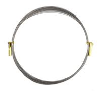 Cable líder de pesca de acero inoxidable de 7 x 7 hebras, revestimiento marrón, línea de agua salada a prueba de mordeduras para lucio almizcle para pesca de tiburón, pesca de agua dulce, aparejos de