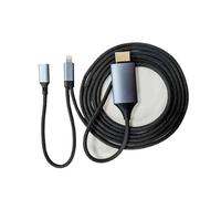 Cable Lightning A HDMI 4K/60Hz De 2 M, Compatible Con IPhone 14/13/12/11 Pro Max/7/8/X/XS/XR/SE Y IPad(Lightning to L HDMI)