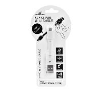 CABLE LIGHTNING A USB BLANCO IN-BS-USB-IKEY/W