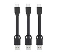 Cable Lightning a USB, Llavero Corto de Cable Lightning para iPhone de 4 Pulgadas para iPhone 8 7 Plus, iPhone 6S/6 S Plus, iPhone SE, iPad Mini, iPad Air, iPod Touch, iPod (3 Paquetes)