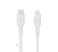 Cable Lightning Belkin CAA009BT3MWH USB-C a Lightning 3 m Silicona Blanco