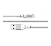Cable Lightning BigBen FPLIAMFI2MRW 2 m USB A Blanco carga rápida