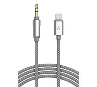 Cable Lightning de Apple MFI Certificado para iPhone Aux a Macho de 3,5 mm (Enlace de Audio de iPhone a Conector de Auto, Auriculares y Altavoces)