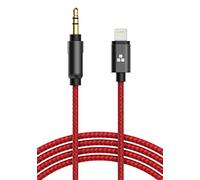 Cable Lightning de Apple MFI Certificado para iPhone Aux a Macho de 3,5 mm (Enlace de Audio de iPhone a Conector de Auto, Auriculares y Altavoces)