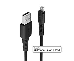 Cable Lightning Lindy 31322 3 m USB A a Macho Negro