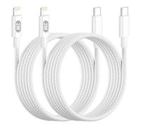 Cable Lightning USB C 2M 2Pack, [Certificado Apple MFi] Cable iPhone Carga Rapida Cable USB C a Lightning Cable iPhone USB C Cable Cargador para iPhone 14/13/12/11 Pro Max/XS/XR/X/8/SE/iPad