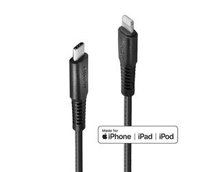 Cable Lindy 31285 0.5 m Lightning a USB C Negro