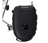 Cable Luggage Lock, Keyless Security Device, Extendable Steel Cable with 4 Digit Code System, Anti Theft Lock Mechanism, Travel Safety Design with Portable Style, Security Accessory for Suitcase