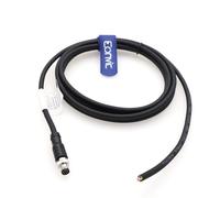 Cable M8 de 8 pines A macho a sensor de aviación abierto, cable eléctrico blindado impermeable para control de automatización industrial, red de bus de campo, 10 m