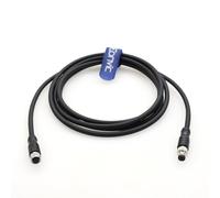 Cable M8 de sensor de aviación macho a hembra de 8 pines, cable eléctrico blindado impermeable para control de automatización industrial, red de bus de campo, 3 m