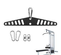 Cable Machine Attachment, Multifunctional Pulley System Adapter Plate & Multi-Hole Pulldown Connector for Fitness, Home Gym, Strength Training, Exercise Equipment Upgrade, Arm & Back Workouts Use