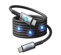 Câble magnétique Iniu Léopard USB-C vers USB-C 240 W 1.2 m Noir