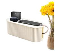 Cable Management Box, Power Strip Holder, Wire Storage Box, Electrical Wire Organizer Holder for Desktop - Desk Cord Organizer, Extension Cord Hiders for Wires, Power Strips, Surge Protectors