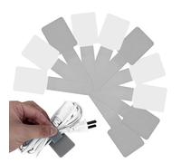 Cable Management Ties, Wire Organizer Clips, Reutilizable Strap System with Anti Slip Grip Feature, Flexible Cable Storage Tool, Compact Organizer with Clean Design, for Desk and Room Cables Control