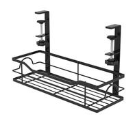 Cable Management Tray - Cable Rack - Under Desk Cables Organizer Tray - Rack de gestión de cables grandes para mesas de oficina - Extended Hidden Storage Basket For Computer Accessories Router